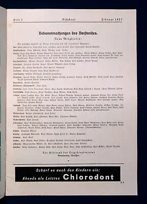  Erzgebirgsverein Glückauf Zeitschrift d Erzgebirgsvereins  57. Jahrg.1937 mb