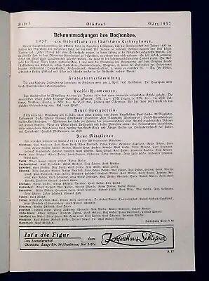  Erzgebirgsverein Glückauf Zeitschrift d Erzgebirgsvereins  57. Jahrg.1937 mb