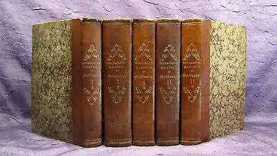 Schneider Handbuch der Erdbeschreibung und Staatenkunde 1857 5 Bde Natur mb