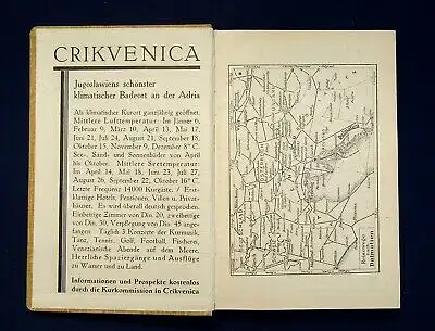 Griebens Reiseführer Bd. 161 Dalmatien und die Kroatische Adria 1928 Karten js