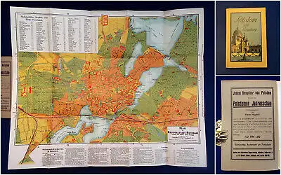 Kania Neuer Führer durch Potsdam und Umgebung um 1915 Guide Reiseführer mb