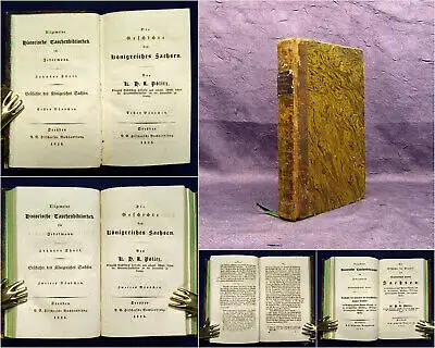  Pölitz Die Geschichte des Königreiches Sachsens 1826 1. Bd 10. Teil 3 in 1 mb