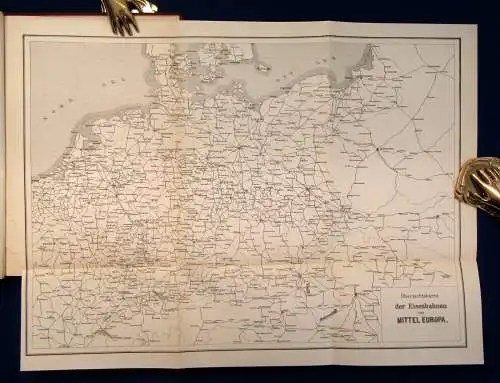 Seidel Atlas der Eisenbahnen des Deutschen Reiches 1859 23 politische Gebiete js
