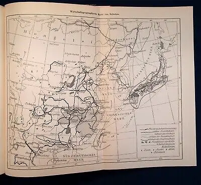 Sieger Karl Andree`s Geographie des Welthandels 2 Bde. 1910 Halbleder js