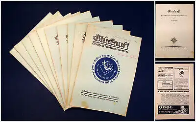 Erzgebirgsverein Glückauf Zeitschrift des Erzgebirgsvereins  55. Jahrg.1937 mb