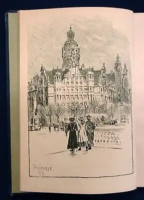Kroker Stätten der Kultur Leipzig Bd. 5 Or. Lithographien von Bruno Herour js