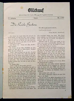 Erzgebirgsverein Glückauf Zeitschrift des Erzgebirgsvereins  59. Jahrg.1939 mb
