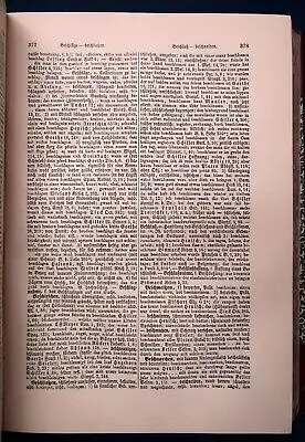 Heyne Deutsches Wörterbuch 3 Bde. komplett 1905 sehr dekorativer Einband js