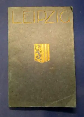 Verkehrsverein Leipzig Leipzig und Umgebung 1914 Ortskunde Landeskunde mb