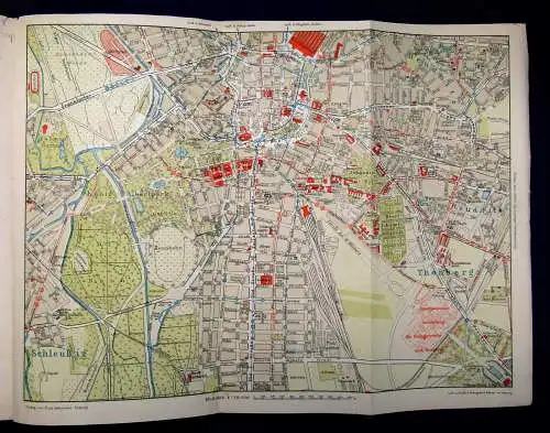 Verkehrsverein Leipzig Leipzig und Umgebung 1914 Ortskunde Landeskunde mb