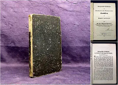 Böttiger Kurzgefaßte Geschichte d Kurstaates u Königreiches Sachsen 1836 selten 