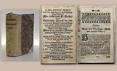 Frohnii Frohne Neuverthedigter Luther 1698 Streitschrift Lutheraner Christentum