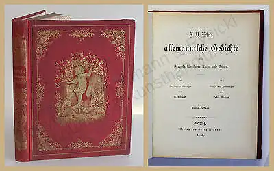 Hebel Allemannische Gedichte für Freunde ländlicher Natur und Sitten 1863 xy