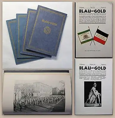 Blau-Gold Nachrichten- und Erinnerungsblätter Staatsgymnasium Dresden 4 Hefte xz