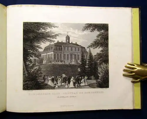 Christensen, C.F. um 1850 Vues de Copenhague. Album mit 25 Stahlstichtafeln am