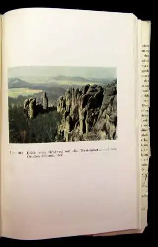 Rast Geologischer Führer durch das Elbsandsteingebirge 1959 Ortskunde Führer js