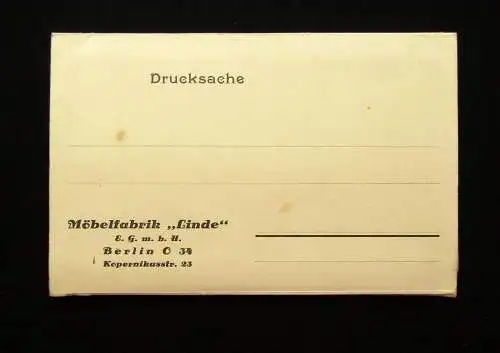 Katalog Möbelfabrik " Linde" E.G.m.b.H. Berlin Universalmöbel Schränke Nußbaum j