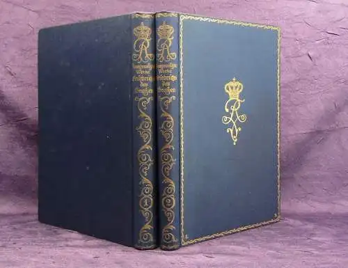 Bolz Ausgewählte Werke Friedrich des Großen 2 Bde. 1920 Belletristik Militaria j
