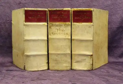 Lippeloo Zacharias Vitae Sanctorum Ex Selectissimis 1603-1603 Bd. 2-4  js