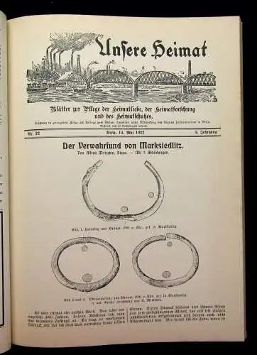 Unsere Heimat Riesa Blätter zur Pflege der Heimatliebe 1928-1932 1-5 komplett js