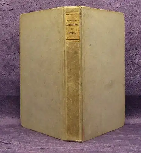 Hormayr Taschenbuch für die vaterländische Geschichte 35. Jahrgang 1846 js
