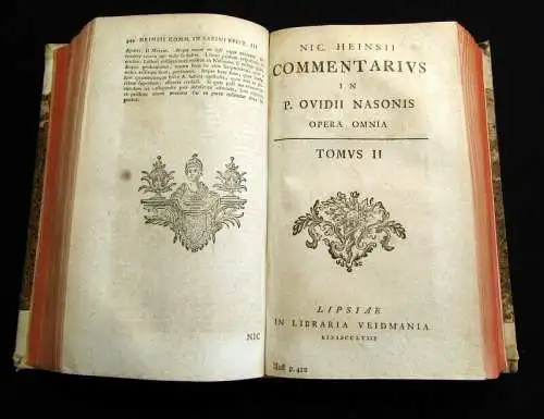 Heinsius; Masson 1758 Nic. Heinsii Comentarius in P. Ovidii Nasonis Opera ... am
