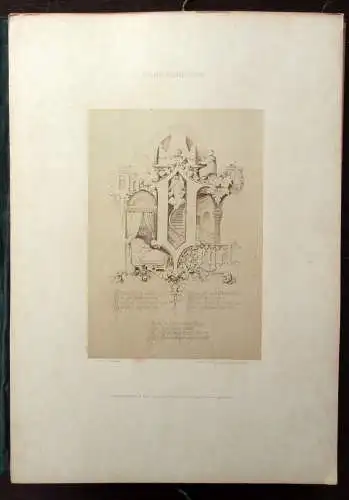 J. Macholds in Photographien 12 Tafeln mit Or. Photographien Künstler 1860 js