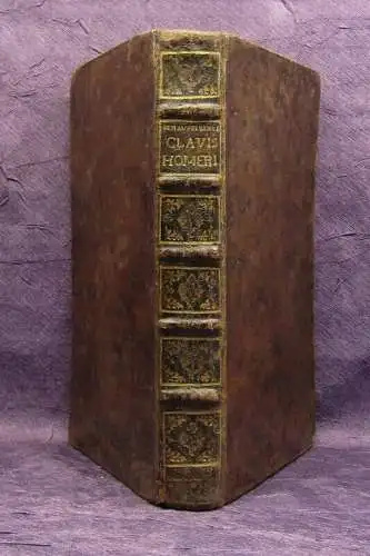 Breitinger Nova Clavis Homerica Cujus ope Aditus ad intelligendos fine 1761 js