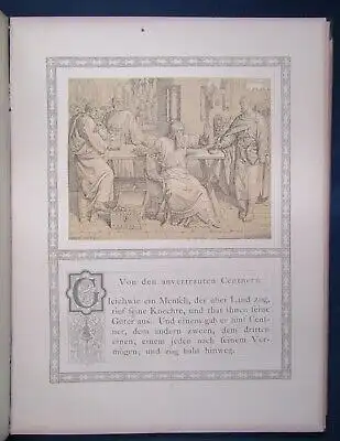 Schnoor v. Carolsfeld Die Gleichnisse des Herrn 1869 Original Ausgabe Illust. js