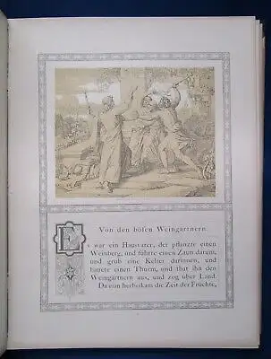 Schnoor v. Carolsfeld Die Gleichnisse des Herrn 1869 Original Ausgabe Illust. js