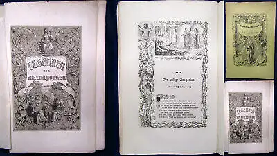 Pyrker Legenden der Heiligen In metrischer Form 70 Vignetten,Verzierung 1844 js