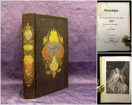 Mügge Vielliebchen Ein Taschenbuch für 1852 Belletristik Literatur Lyrik mb