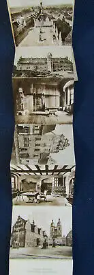 2 original Fotobriefchen von Schloßmuseum Altenberg & Wittenberg um 1955 sf