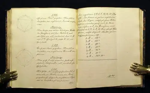 Mathematik für Osterholt 1.Heft 1855/56 Unikat selten Regimentschule in Münster