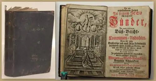 Schmolckens Der mit rechts. Herzen zu seinem Jesu sich nahende Sünder 1789 sf