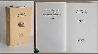Baier Fürst Pückler reist in Franken 1982 Bibliotheca Franconica Biografie xz