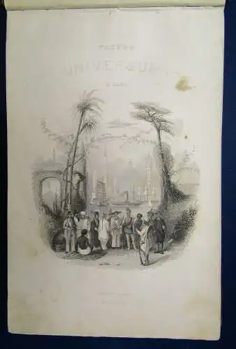 Payne's Universum 1843, 1845 3 Bde. 1,2,4 Darstellung v. Gegenden, Städten js 