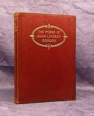 Sladen The Poems of Adam Lindsay Gordon 1912 Literatur Lyrik Belletristik js