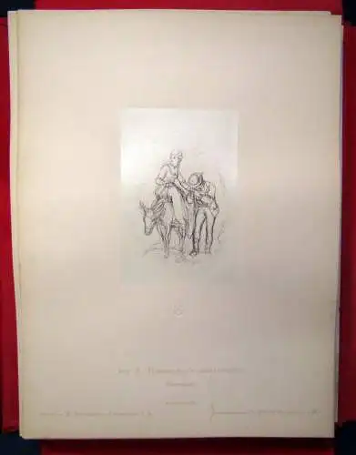 A,. Henschel's Skizzenbuch um 1880 48( von 50) Tafeln Künstler Kunst 3.Teil js