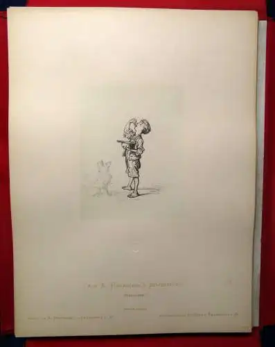 A,. Henschel's Skizzenbuch um 1880 48( von 50) Tafeln Künstler Kunst 3.Teil js