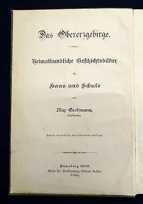 Leschner Schwarzenberg und das Obererzgebirge in Sage und Geschichte 1900 mb