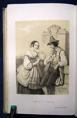 Vanauld Alfred, Recits De La Veillee o.J. Geschichten ,lithographische Tafeln js
