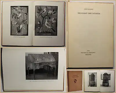 Kossatz Die Kunst der Intarsia 1954 Technik Handwerk Geschichte Dekoration sf