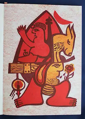 Obaldia Papa, Mama und der Esel 1978 Harlekin-Presse Exemplar 36 von 220 sf