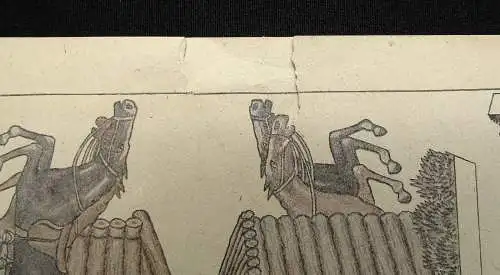 Karl May-Ausschnittbogen/Bastelbogen Old Shatterhand  mit Anleitung  um 1930 rar