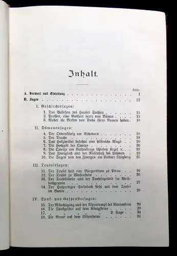 Meiche Sagenbuch der sächsischen Schweiz 1894 Erstausgabe Märchen Sagen Selten