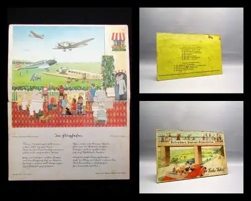 Schreibers Stehauf-Bilderbücher Frohe Fahrt 1938 Bilderbuch Kinderbuch Literatur