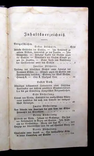 Meynert Geschichte des sächsischen Volkes 1835 Gesellschaft Politik Sachsen
