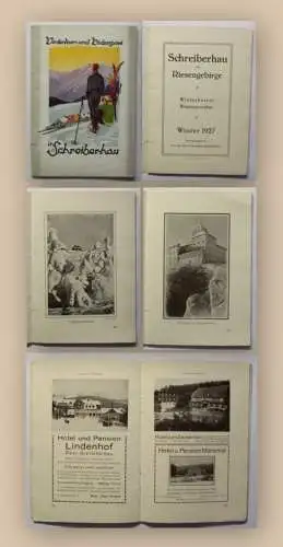 Schreiberhau im Riesengebirge 1927 Winterkurort Szklarska Poręba Polen Ortskunde