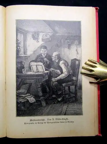 Gartenlaube Kalender 2x 1890 und 1889 Unterhaltung Nachrichten Gemeinschaft